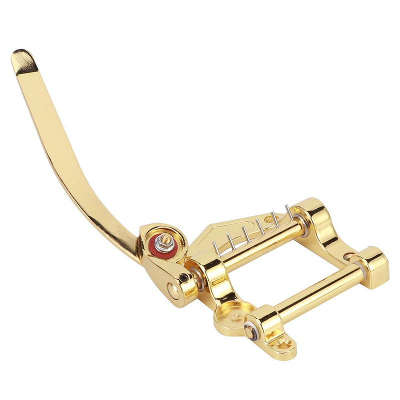 Electric Guitar Bridge,Tailpiece Vibrato Bridge for Electric Guitar Tremolo System(gold) gold