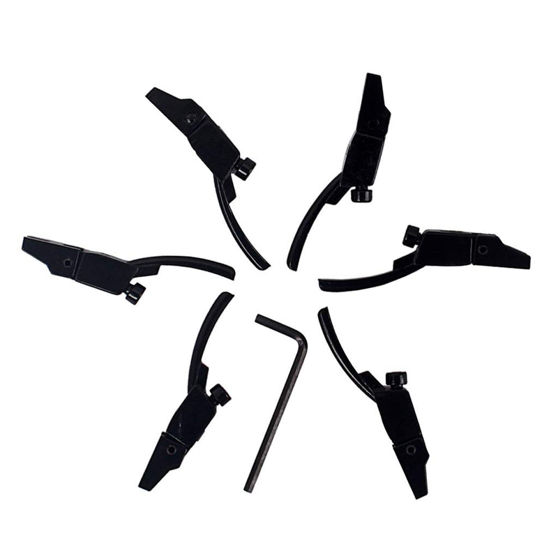 Alnicov 6 Pcs Guitar Bridge String Saddles Tremolo Bridge Locked String Saddle for Electric Guitar Parts Accessories