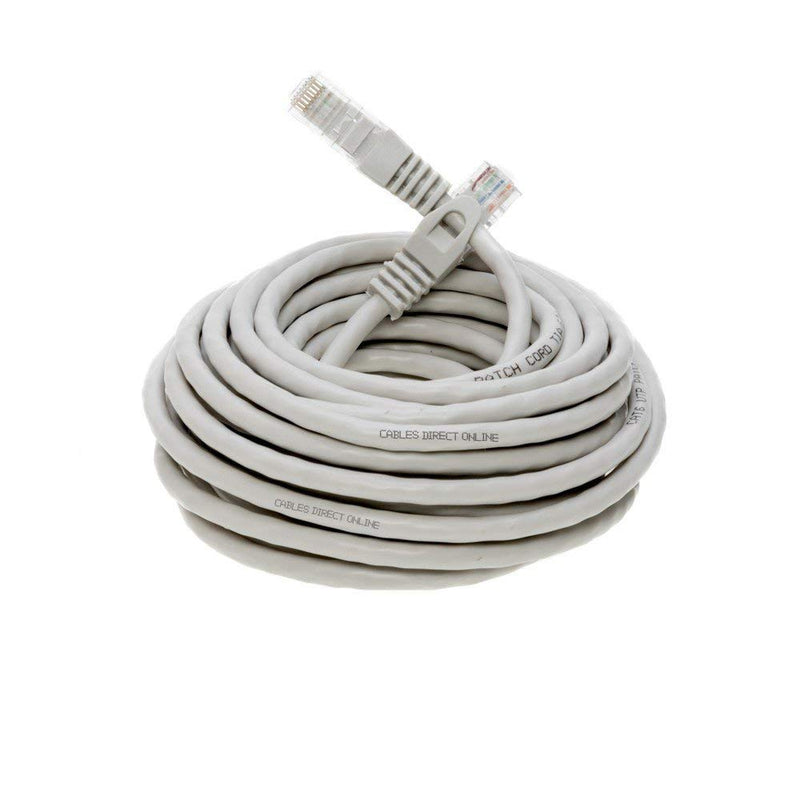 Cables Direct Online Snagless Cat5e Ethernet Network Patch Cable Gray 20 Feet 20ft