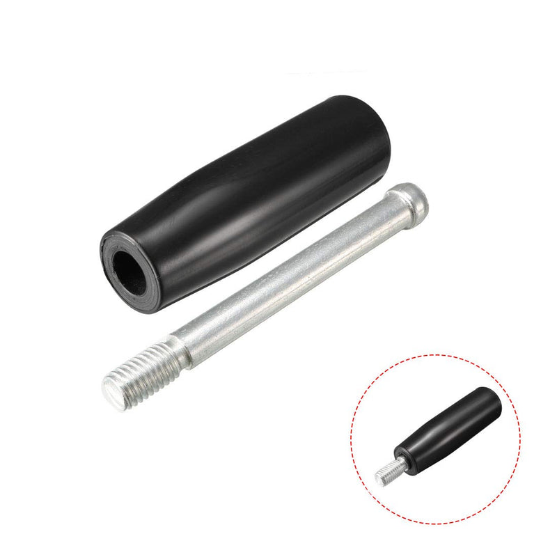 uxcell 2Pcs Revolving Handwheel Machine Handle M10 Male Threaded Stem for Milling Machinery M10 x 80mm