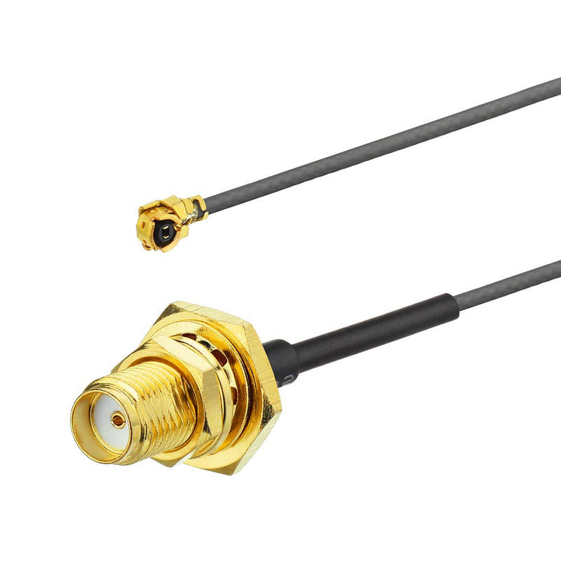Superbat 2" U.fl/IPEX Cable Mini PCI to SMA Female Low Loss Coaxial Cable for Wireless Routers Mini PCIe Cards Network Extension Bulkhead Pigtail PCI WiFi WAN Repeater 2-Pack 5cm / 2" SMA to U.FL