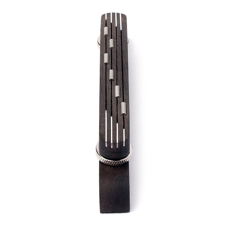 ROSENICE Guitar Bridge Rosewood Floating For 6 String Archtop with Chrome Accessories