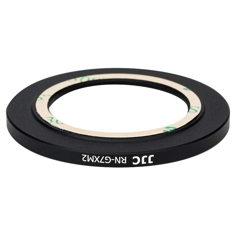 JJC Dedicated Metal 49mm Thread Filter Adapter Lens Adapter for Canon PowerShot G7X III II G5X Installing UV CPL ND Filter, Includes 49mm Snap-On Lens Cap & Cap Keeper String