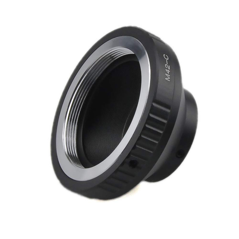 M42 to CCT Lens Adapter, M42 (42x1mm) Screw Mount Lens to Compatible with Bolex Movie Camera, CCTV or High End Video Cameras M42 to C lens adapter