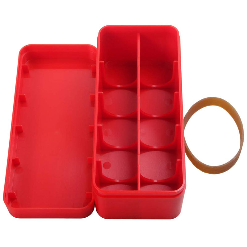 Hard Plastic Film Storage Box Case Container for 120 135 220 35mm Film Mix Color (Red)
