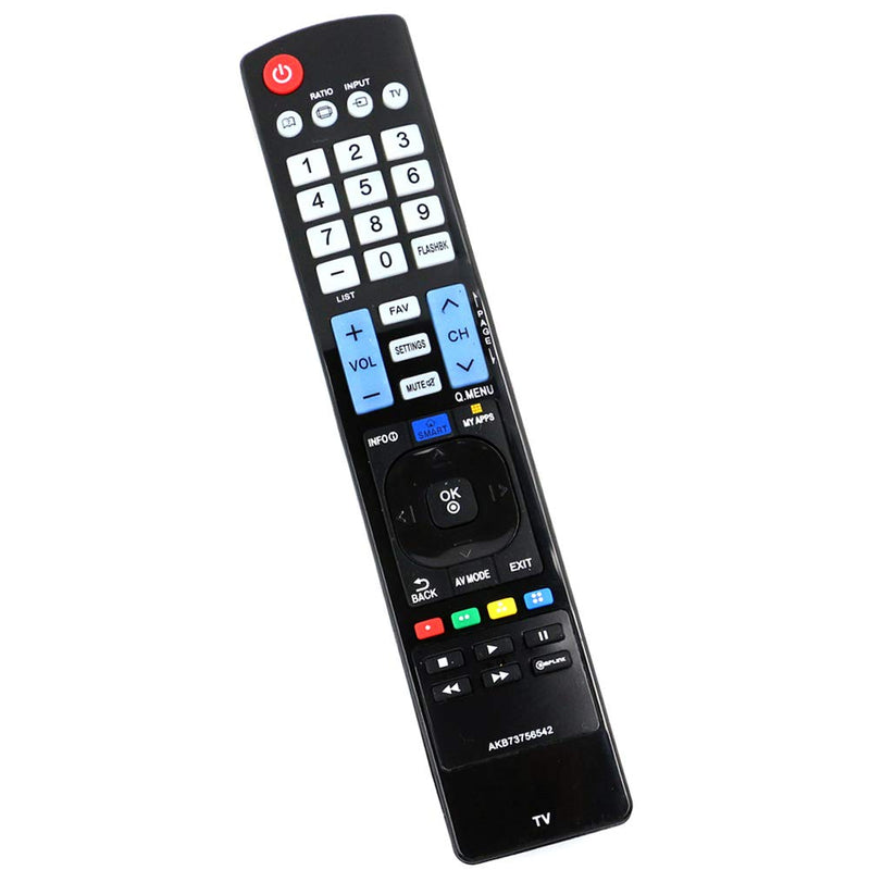 New AKB73756542 Replace Remote fit for LG TV 32LN5700 32LN570B 32LN5750 39LN5700 39LN5700-UH 39LN5700UH 39LN5750 42LN5700 42LN5700-UH 42LN5700UH 42LN5750 47LN5600 47LN5700 47LN5700-UH 47LN5700UH