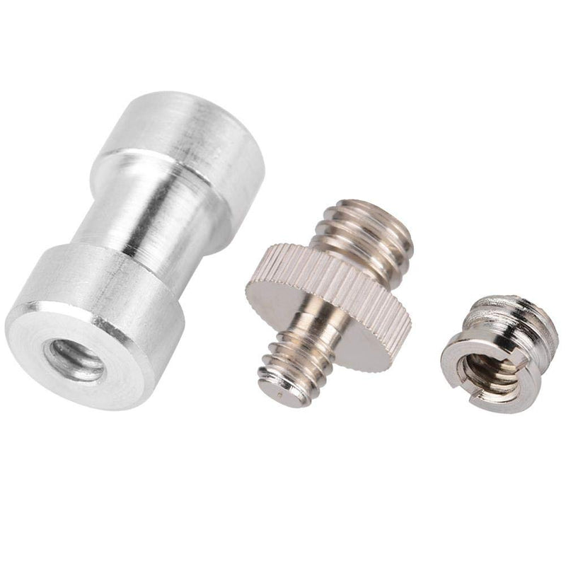 15pcs 1/4 Turn 3/8 Converter Threaded Screws Adapter Screws Accessory for DSLR Camera/Tripod Head/Umbrella/Flash Light Stand/Quick Release Plate