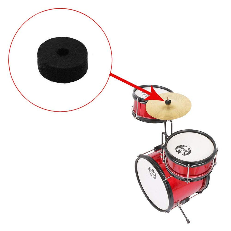 Cymbal Felts 10pcs Felt Washers for Drum