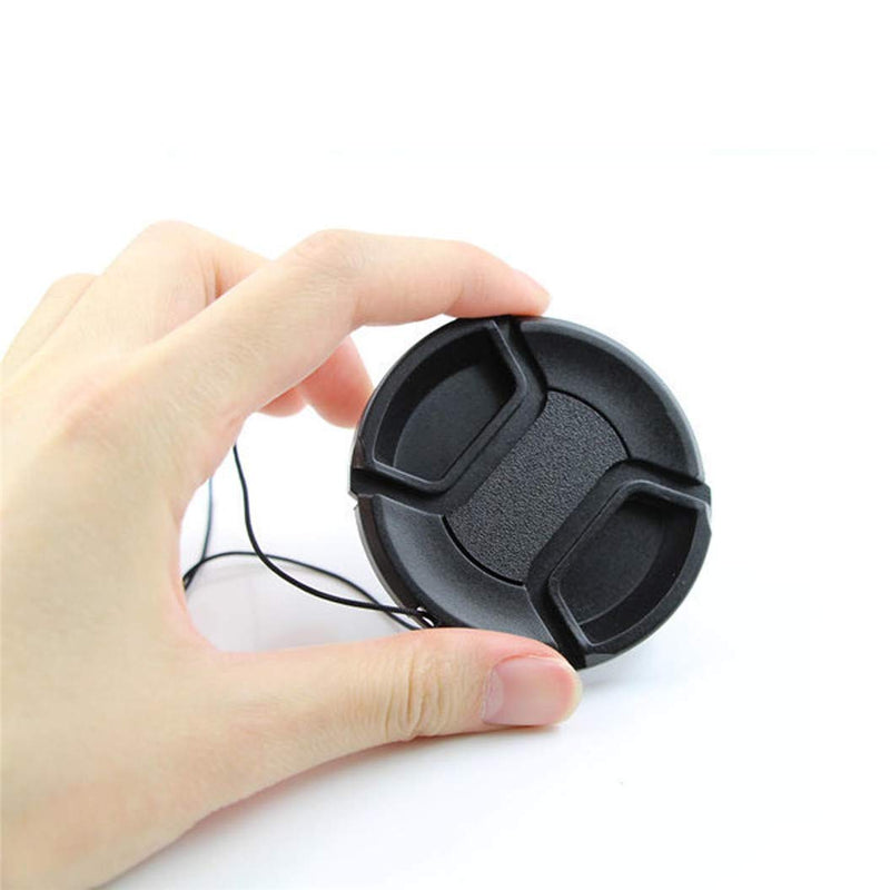 72mm Lens Cap Snap-on Central Front Splint Front Cover Lens Cap for Canon Nikon Sony Olympus Digital SLR Cameras and Other 72mm Filter Line Camera Lenses