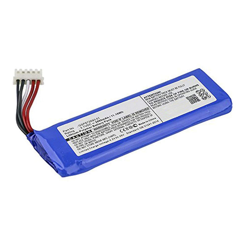 MPF Products 3000mAh GSP872693 01 Battery Replacement Compatible with JBL Flip 4 and Flip 4 Special Edition Waterproof Portable Bluetooth Stereo Speaker