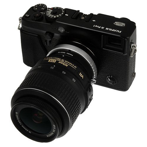 Fotodiox Lens Mount Adapter Compatible with Nikon Nikkor F Mount G-Type D/SLR Lens on Fuji X-Mount Cameras Nikon F G-Type Standard