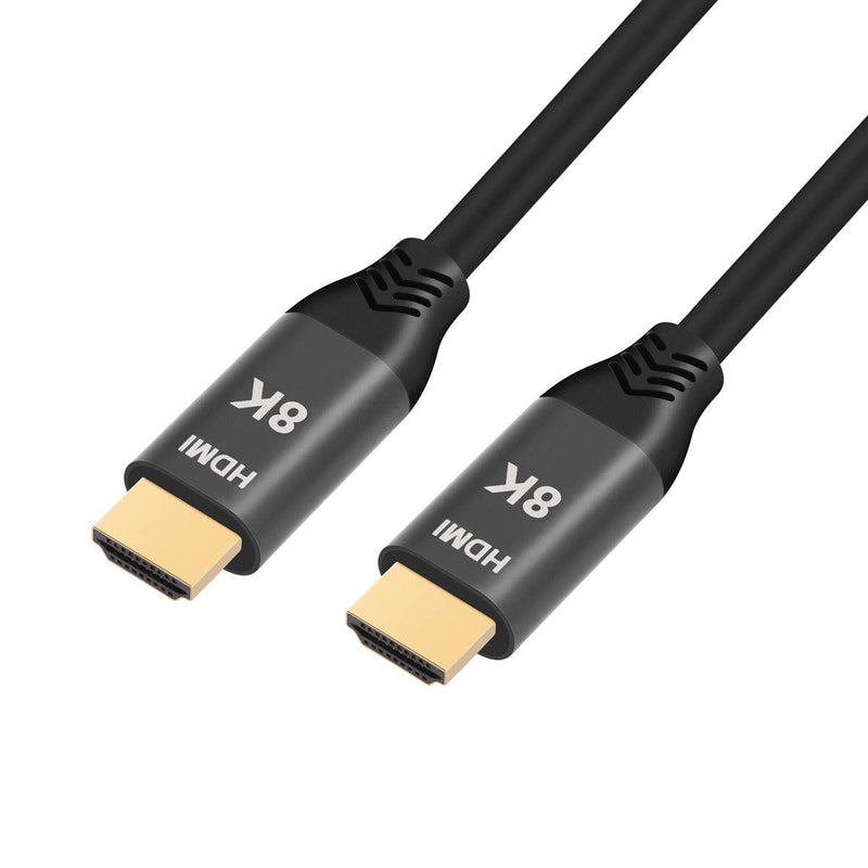 Xiwai HDMI 2.1 Cable Ultra-HD UHD 8K 60hz 4K 120hz Cable 48Gbs with Audio & Ethernet HDMI Cord 1m-5m (1.0M) 1.0M