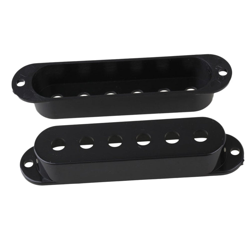 lovermusic lovermusic 3 x SINGLE COIL PICKUP COVERS Replacement for GUITAR BLACK