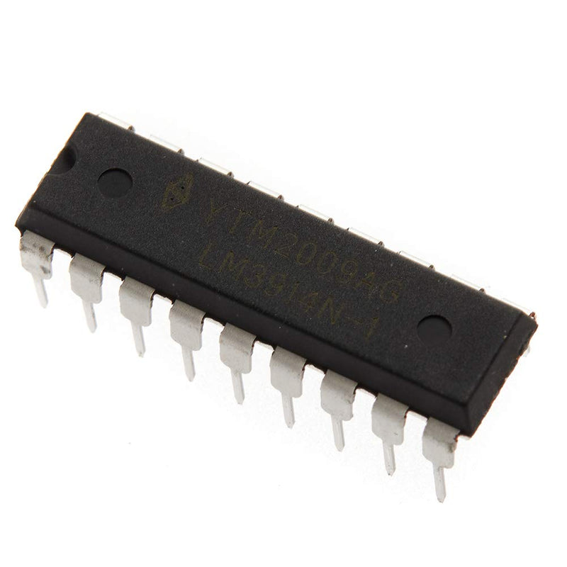 Bridgold 10pcs LM3914N-1 LM3914 Dot/Bar Display Driver 10-bit LED Driver,with Adjustable and programmable LED Current Driver