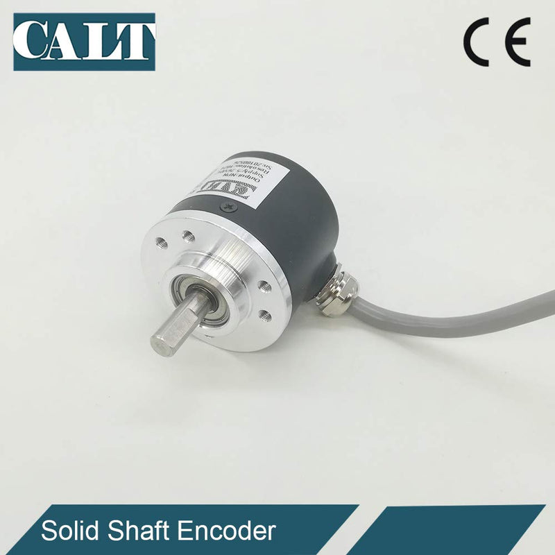 38mm Outer Diameter 6mm Solid Shaft Rotary Encoder 1000PPR 5V Line driver TTL Line driver with 5V