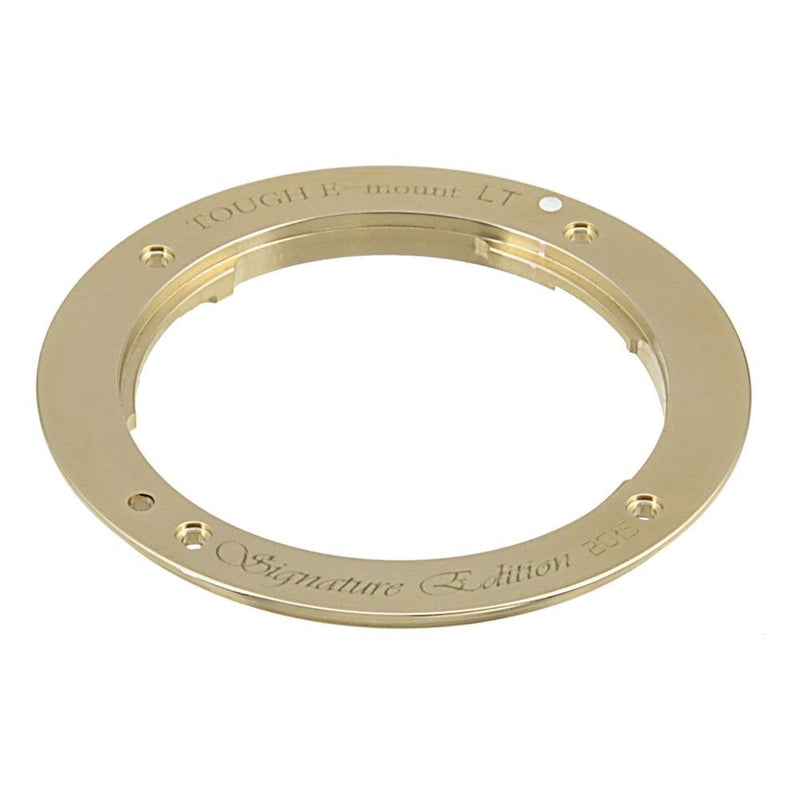 The Tough E-Mount Signature Edition LT from Fotodiox Pro - A Distinctive Brass, Light Tight Replacement Lens Mount for Sony NEX & E-Mount Camera Bodies (APS-C & Full Frame Such as NEX-5, NEX-7 & a7)