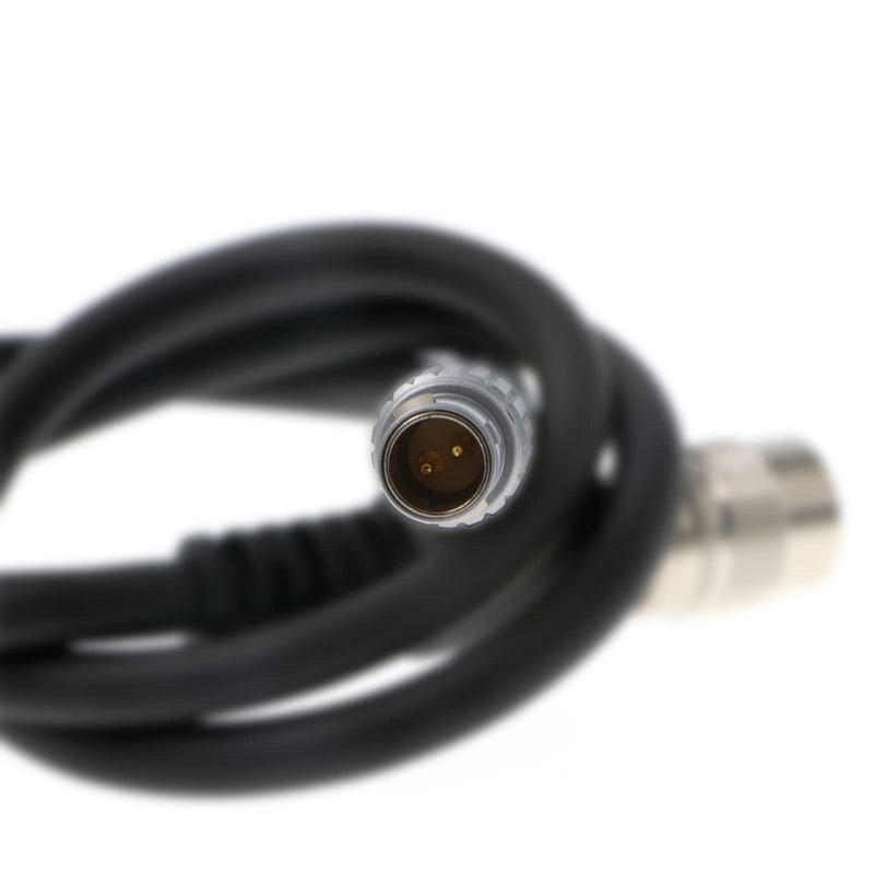 Uonecn Teradek Bolt Power Cable 4 Pin Hirose Male to 2 Pin Male from Steadicam 45CM