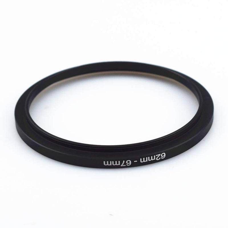 62mm to 67mm Camera Filters Ring Compatible All 62mm Camera Lenses or 67mm UV CPL Filter Accessory,62-67mm Camera Step Up Ring 62 to 67mm Step Up Ring Adapter