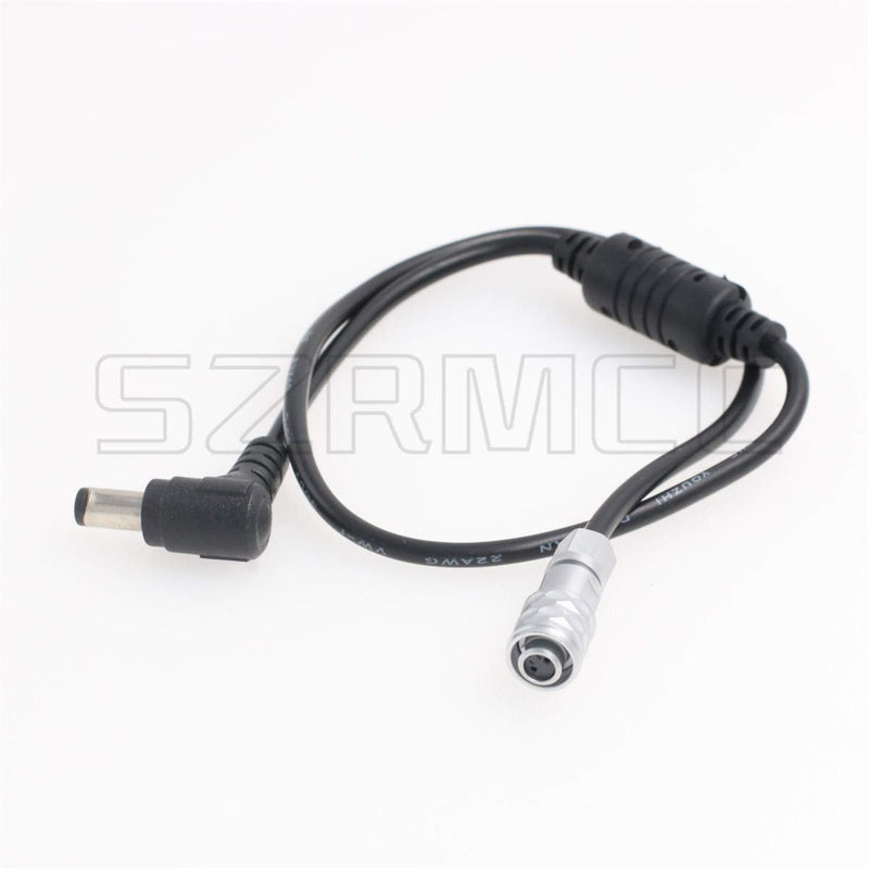 SZRMCC DC 5.5x2.5mm to Weipu SF610 2 Pin Female Plug Power Cable for BMPCC 4K Blackmagic Pocket Cinema 4K Camera (Straight Cable, Right Angle DC2.5mm) Straight Cable