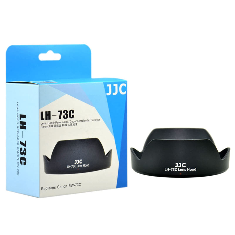 JJC LH-73C Dedicated Bayonet Lens Hood for Canon EF-S 10-18mm f/4.5-5.6 is STM Lens, Canon E10-18mm f4.5-5.6 is STM Lens Lens Hood, Replacement of Canon ES-EW-73C Lens Hood