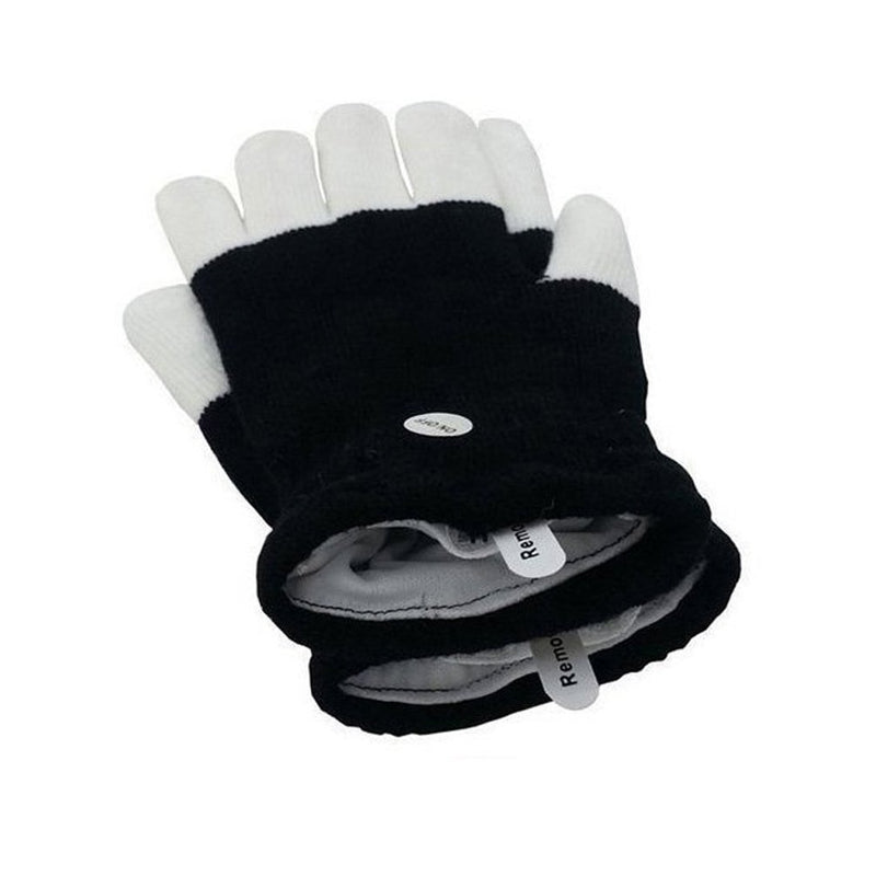 Luwint LED Gloves Colorful Flashing Finger Light Gloves Glow Rave Toy for Adult Youth Adult Youth (Above 10 Yrs Old)