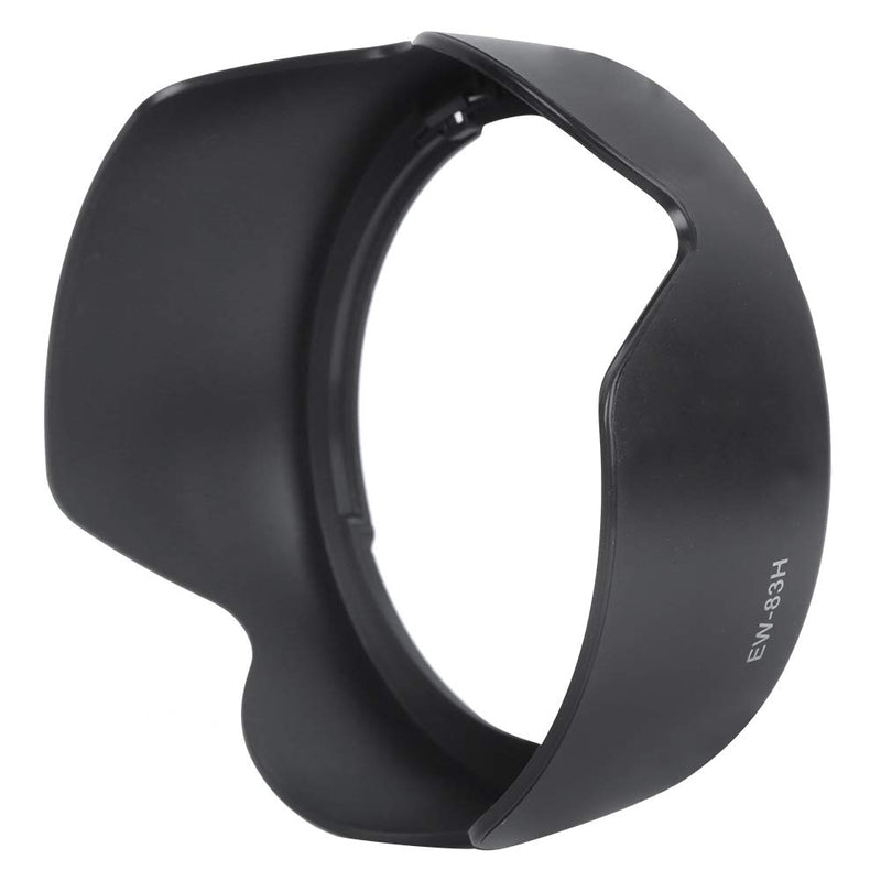 S erounder Lens Hood,EW‑83H Plastic Black Camera Mount Lens Hood,for EF 24‑105mm f/4L is USM Camera Lens