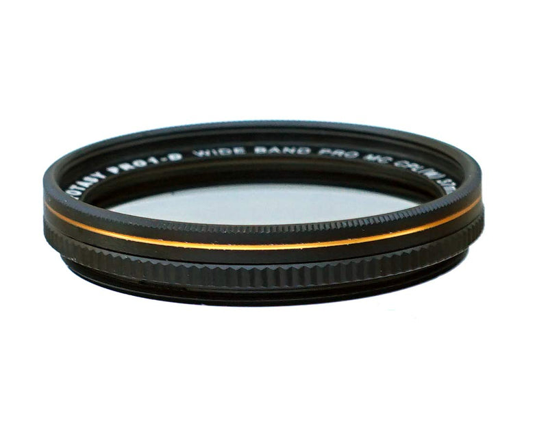 Fotasy 37mm Ultra Slim Circular PL Lens Filter, Nano Coatings MRC Multi Resistant Coating Oil Water Scratch, 16 Layers Multi-Coated 37mm CPL Filter, Black