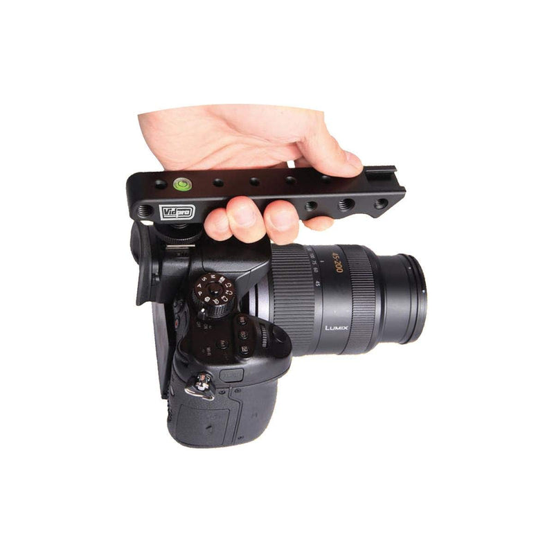 VidPro Shoe Mount Top Handle for DSLR & Mirrorless Cameras, 10lbs Capacity