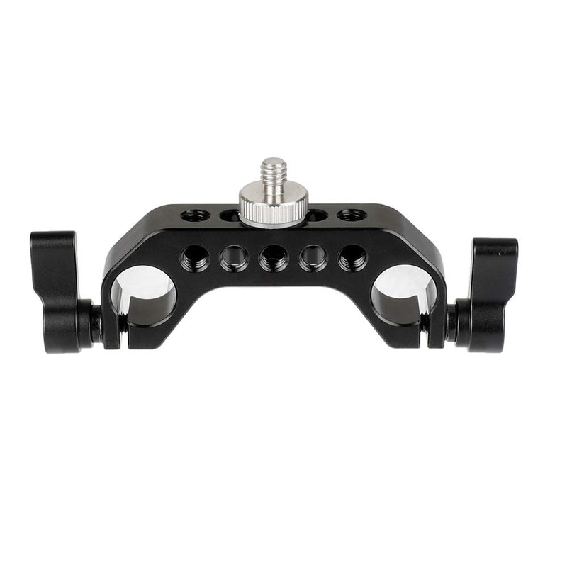 CAMVATE Camera 15mm Rod Bracket with 1/4-20 Thread Mount for 15mm Shoulder Rig