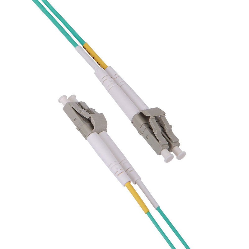 30M OM3 LC to LC Fiber Patch Cable, 10Gb Multi-Mode Jumper Duplex LC-LC 50/125um, LSZH, Fiber Optic Cord for 10G/1G MMF SFP Transceiver, Fiber Networks and More, 30-Meter(98ft) 30m(98ft) OM3 LC-LC