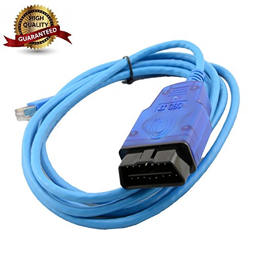 AntiBreak ENET Ethernet Cable R45J Bule OBD OBDII OBD2 Interface Coding f-Series Cable use for Compaitble with INPA E-SYS