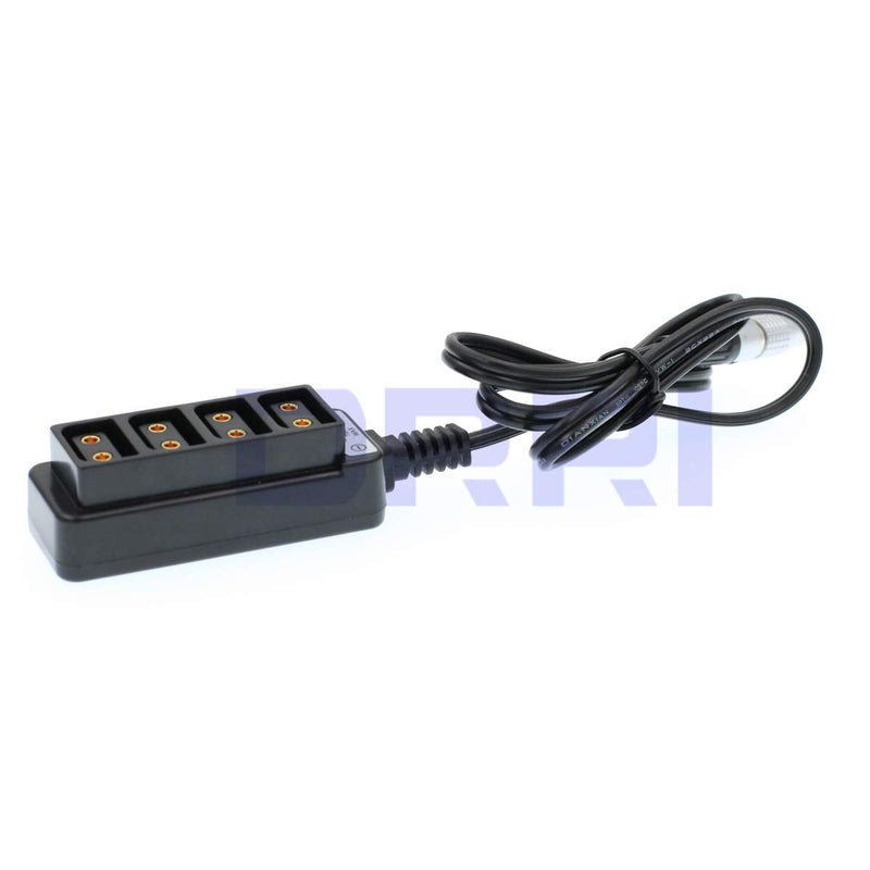 [AUSTRALIA] - DRRI Straight 0B 2pin Male to 4-port Female Hub Adapter Cable for ARRI ALEXA/Red Sony camera 