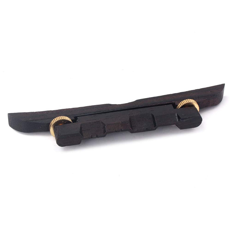 Alnicov Guitar Bridge Adjustable Mandolin Bridge Compensated Rosewood for Mandolin Guitar Parts