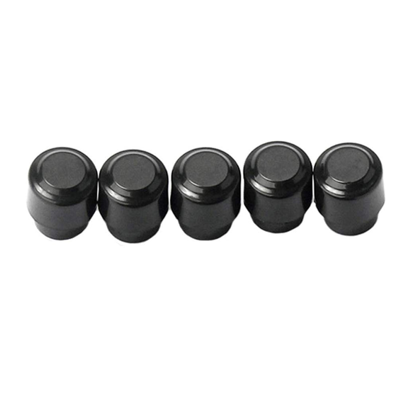 Healifty 5pcs Switch Knob Tip Cap Replacement for telecaster Tele Fender Electric Guitar (Black)