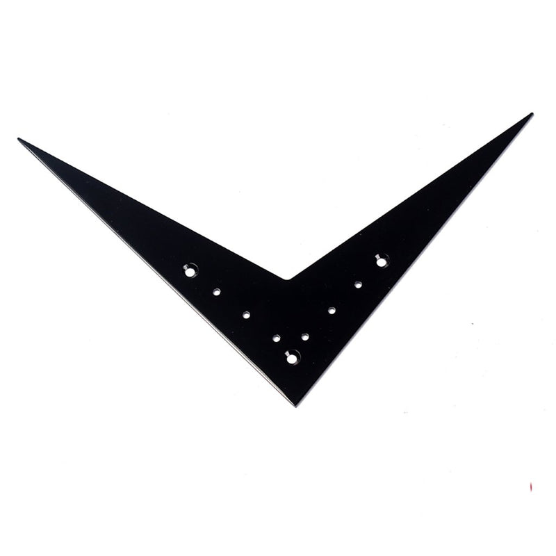 [AUSTRALIA] - Alnicov Large 6-String Flying V-Style Guitar Bridge Tailpiece Compatible For Flying V Guitar Parts Accessories (Black) 