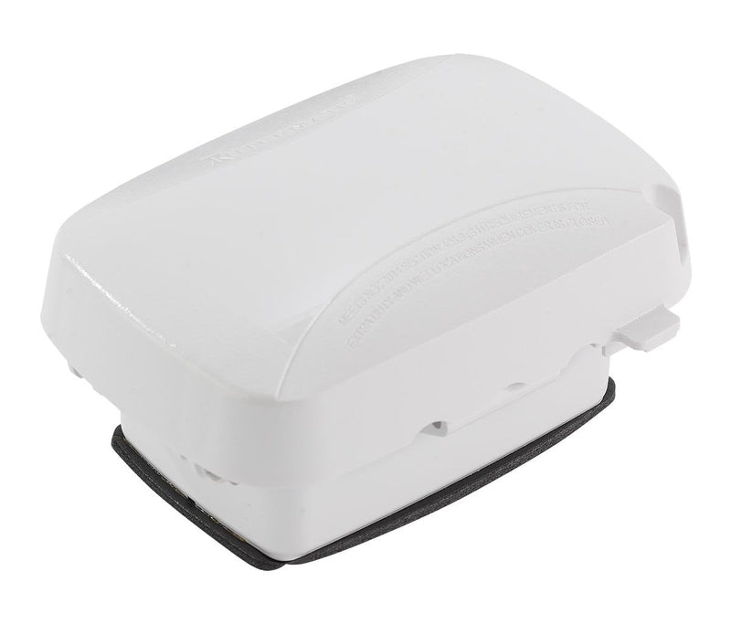 [AUSTRALIA] - Intermatic WP5100W Extra Duty Plastic Weatherproof Cover, 2.75-Inch Single Gang, White 