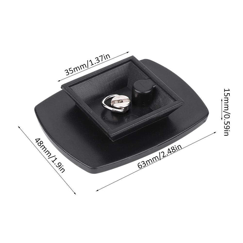 VBESTLIFE Camera Quick Release Plate QR Plate Tripod Mount Head for Yunteng VCT668 ST6/Camera Mount Bayonet 35x35mm Universal Mount