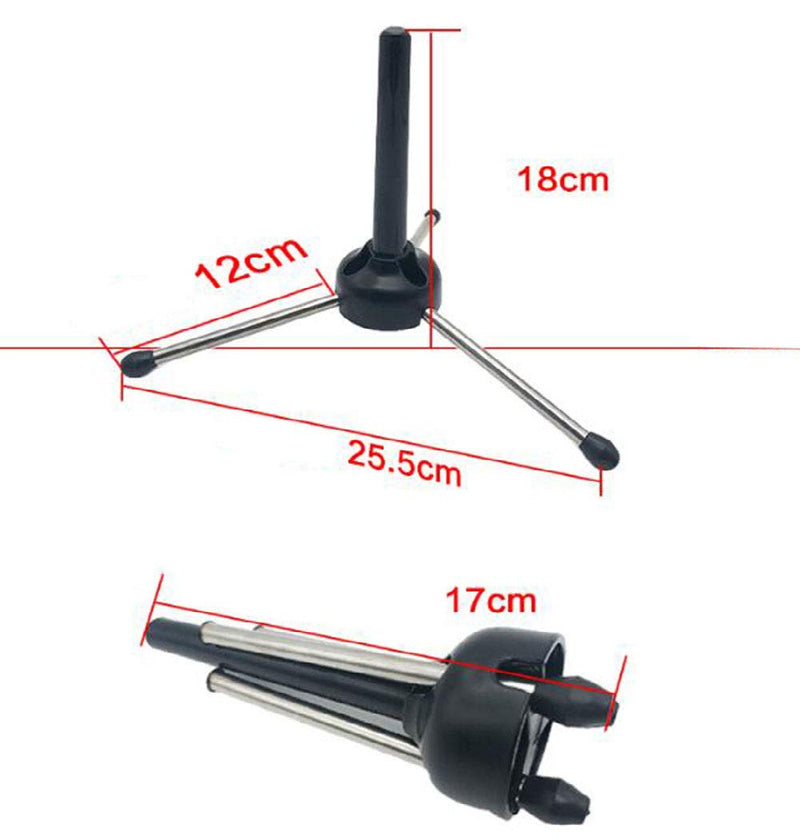 Wind instrument tripod portable foldable instrument tripod stand for oboe flute clarinet saxophone stand