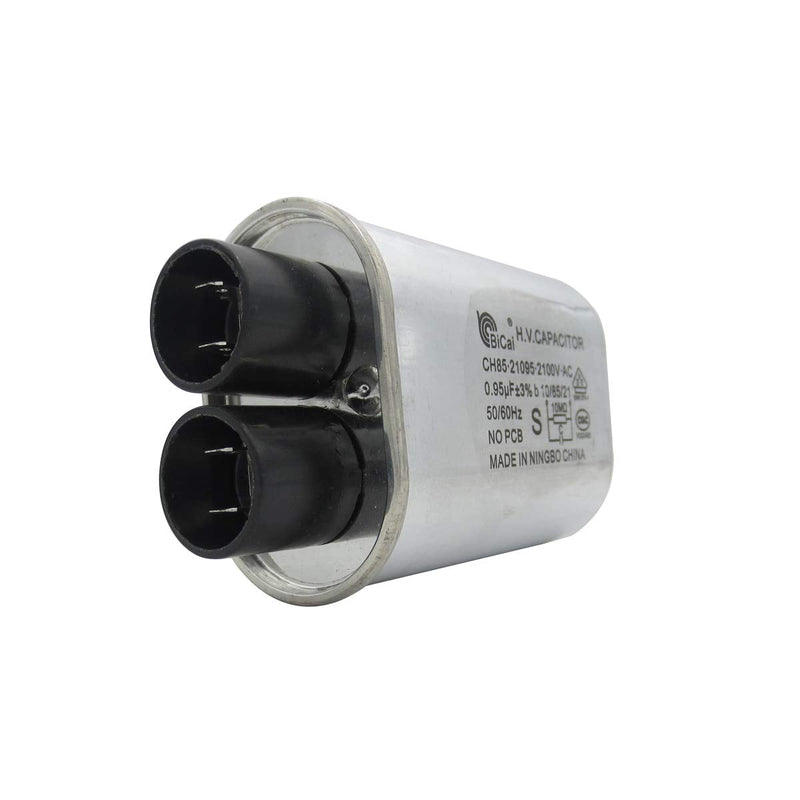 [AUSTRALIA] - Meter Star CQC Universal Household Microwave High Voltage Capacitor 0.95uf ch85 21095 2100V AC H.V.Capacitor 10/85/21 50/60Hz NO PCB 3/16 pin 