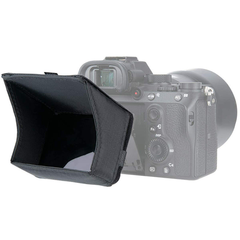 NICEYRIG Sun Shade for A7iii /A7Riii /A7ii /A7Sii /A7Rii /A7 /A9 Sony Camera, 3’’ LCD Sunhood Shield - 320