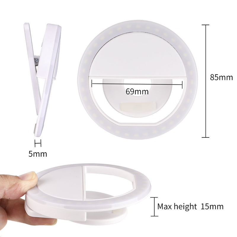 Selfie Light Ring Bundle with Panda- Phone Ring Light