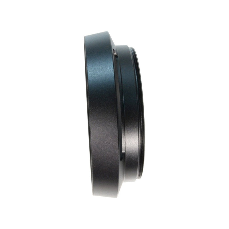 CamDesign 55mm Pro Angle Vented Metal Lens Hood Sun Shade Compatible with Leica/Contax Zeiss/Voigtlander/Panasonic Lumix/Fujifilm/Olympus/Nikon/Canon/Sony/Pentax/Samsung/Sigma Cameras w/ 62mm lens cap