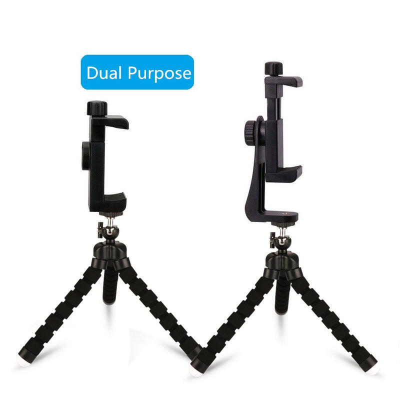 Phone Tripod Mount for iPhone Smartphone Holder Phone Adapter Clip with Remote for iPhone 12 11 Pro Xs Max XR X 8 7 6 6s Plus Samsung Nexus