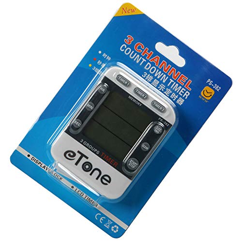 eTone 3 Channel Timer Counter Darkroom Developing Countdown Clock Processing Equipment Film Camera Accessories