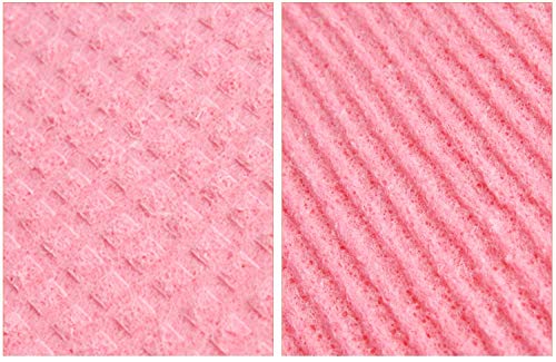 Sold_By_Cheapnwork Reusable Cleaning Cellulose Sponge Cloths Absorbent Wipes Clean Kitchen Car Dish Eco-Friendly Dishcloth Hand Towel Auto - 1pack (5pcs) 1 pack (5pcs)