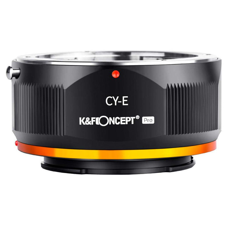 K&F Concept Lens Mount Adapter for Contax/Yashica (C/Y) Lens to Sony Alpha NEX E-Mount Cameras with Matting Varnish Design for Sony NEX-3 NEX-3C NEX-3N NEX-5 C/Y-NEX