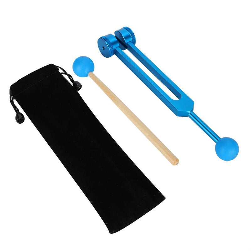 Canyita Tuning Fork, Non-Magnetic Aluminum Alloy 136.1Hz Yoga Tuning Fork With Massage Hammer, Suitable For Yoga Exercise And Massage At Home