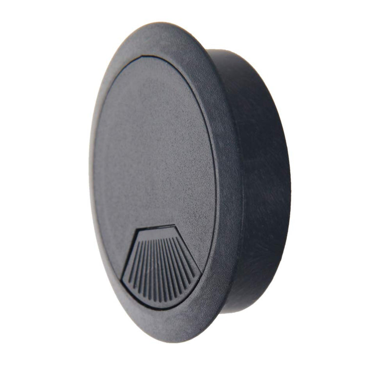 [AUSTRALIA] - Aicosineg 20pcs 2.09" Plastic Cable Hole Cover Cord Desk Grommet for Cable Cord Organizer Office Home Desk Plastic Cover Hardware Wire Organizer Black 