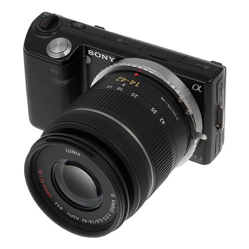 [AUSTRALIA] - Fotodiox Lens Adapter Compatible with Micro Four Thirds Mount Manual Focus Lenses on Sony E-Mount Cameras Standard 