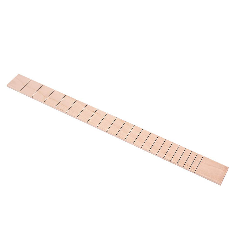 Alnicov Fretboard With 21 Frets Maple Fingerboard For Three String Cigar Box Guitar Replacement